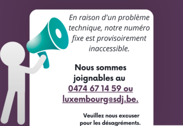Le SDJ Lux est momentanément inaccessible sur le numéro fixe.