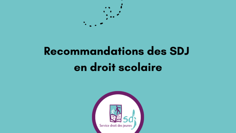 Recommandations des SDJ: vers une amélioration du respect des droits de l’enfant et des jeunes dans l’Enseignement obligatoire