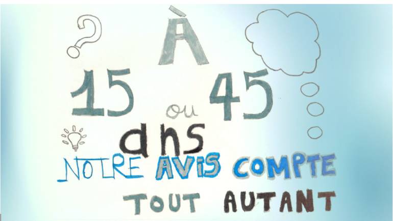 “À 15 ou 45 ans, notre avis compte tout autant” L. 16 ans