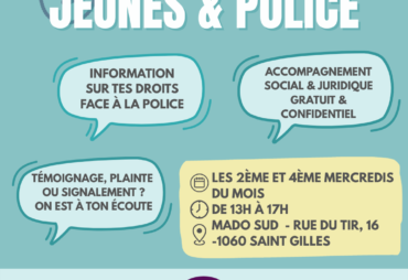 Le SDJ de Bruxelles lance un guichet unique “Jeunes & Police”