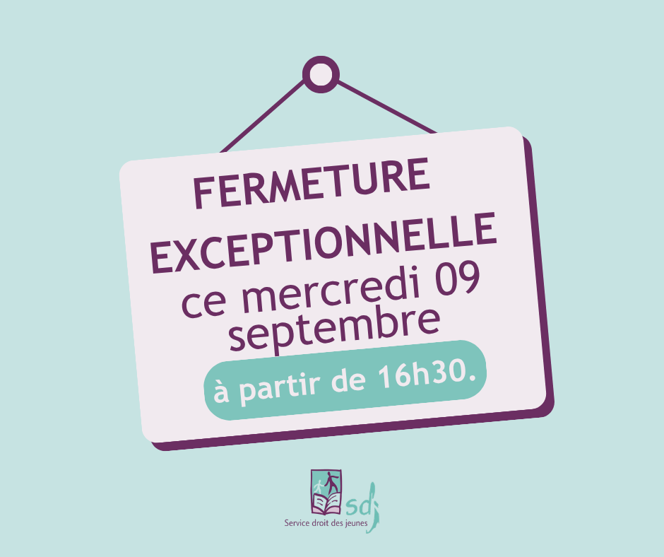 Fermeture exceptionnelle